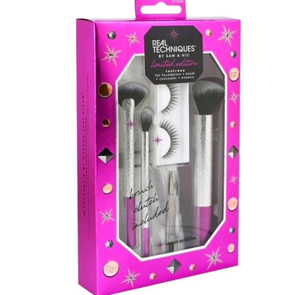 NIB Real Techniques Lustrous Makeup Brush Set - Picture 1 of 6